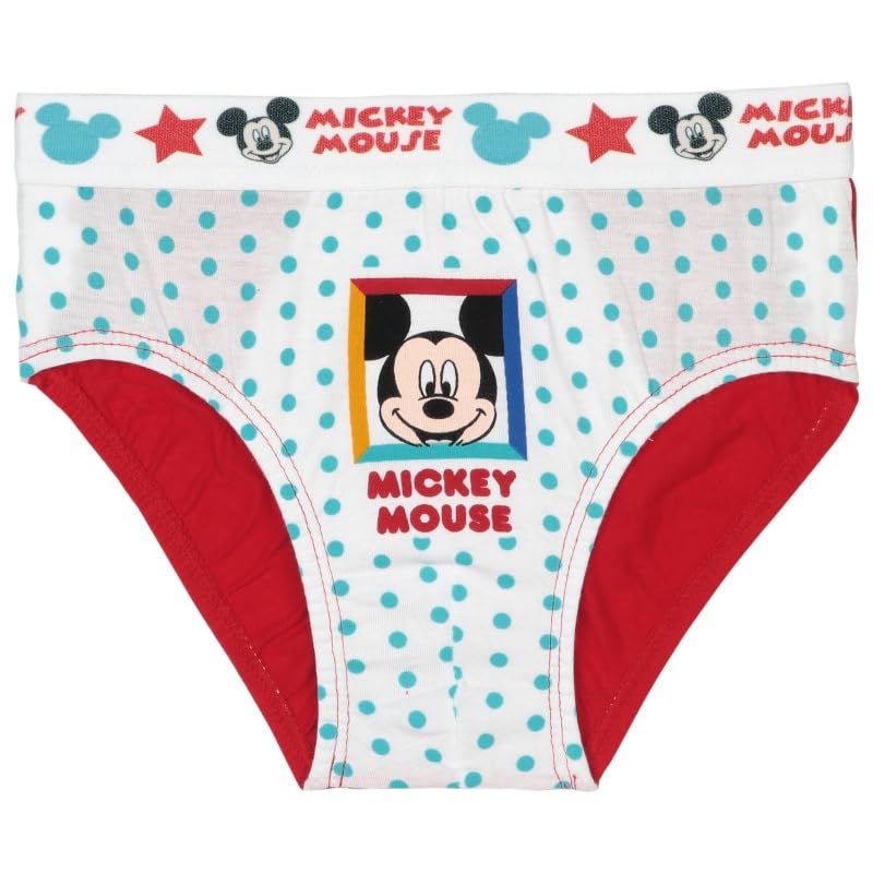 Image of Bodycare Mickey & Friends Boys Brief Solid Print ASSORT Pack of 4
