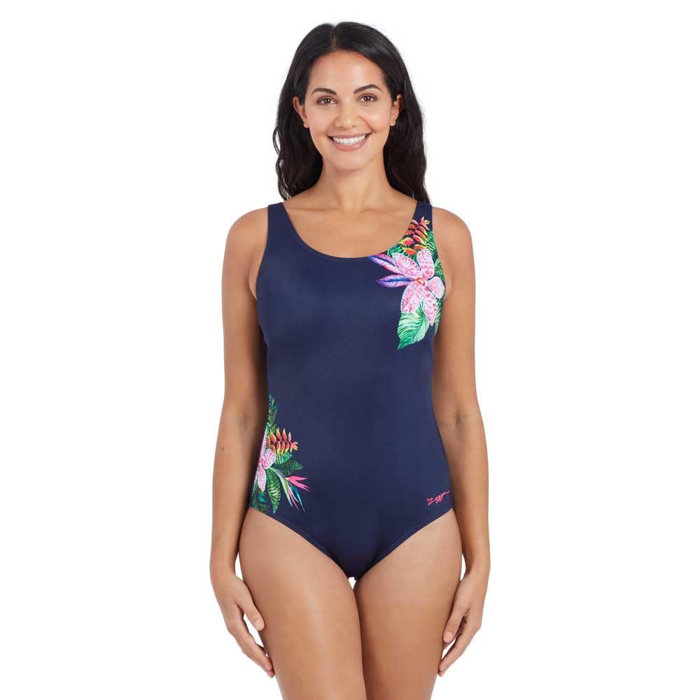 Zoggs Adjustable Scoopback Swimsuit 32 Blue