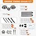 Timing Chain Kit VVT Valves Oil Water Pump Phasers Compatible With Ford F150 F250 F350 2004-2008 Lincoln Navigator 2005-2010 5.4L V8 3-Valve Engine Replace For 917-250 3L3Z6M280EA 8L3Z6M280A 8L3Z6M28B