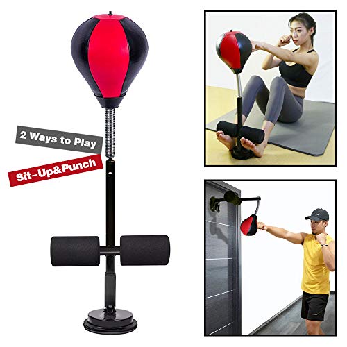 COSA MEJOR Desktop/Wall Suction Punching Bag for Stress Relieve, 2 Ways of Playing