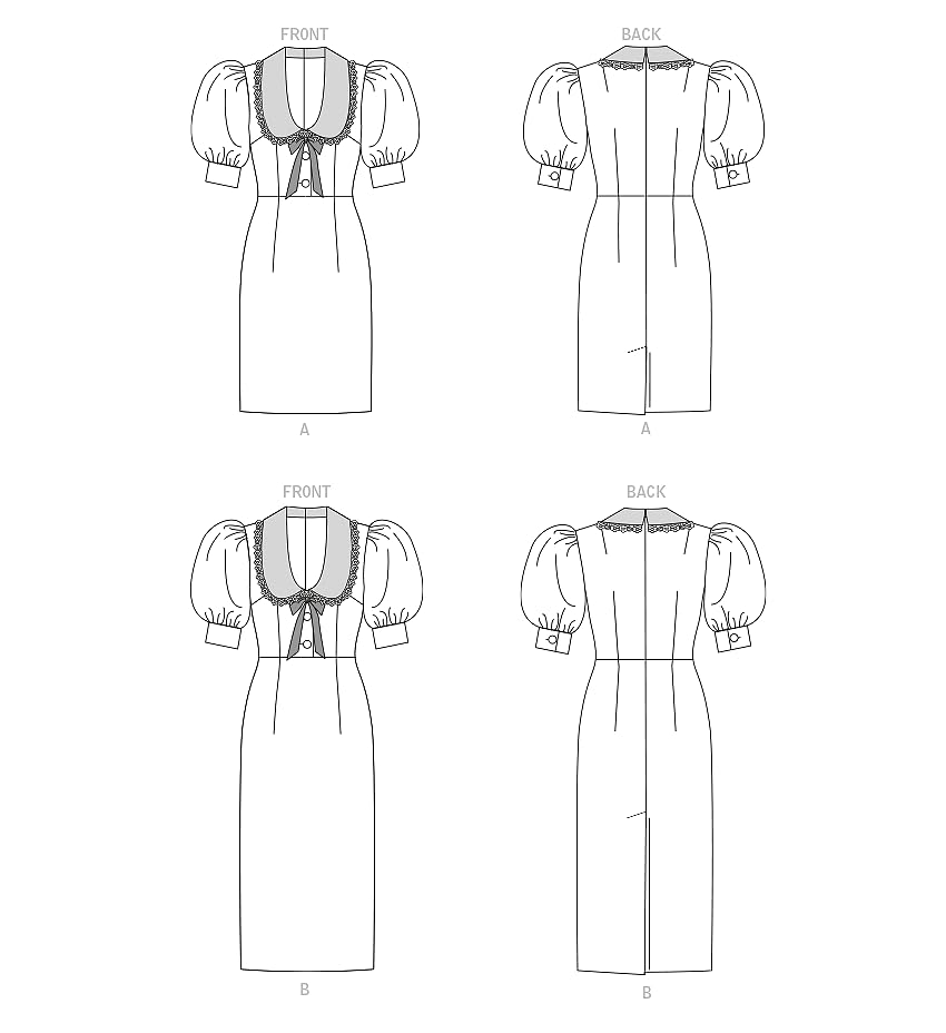 Vogue Patterns V1905B5 Misses Dress B5 (8-10-12-14-16), Multicolor - Image 2