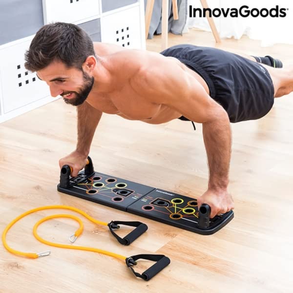 Innovagoods Push-Up Board Met Weerstandsbanden En Trainingsgids Pulshe Innovagoods Rubber Refurbished A
