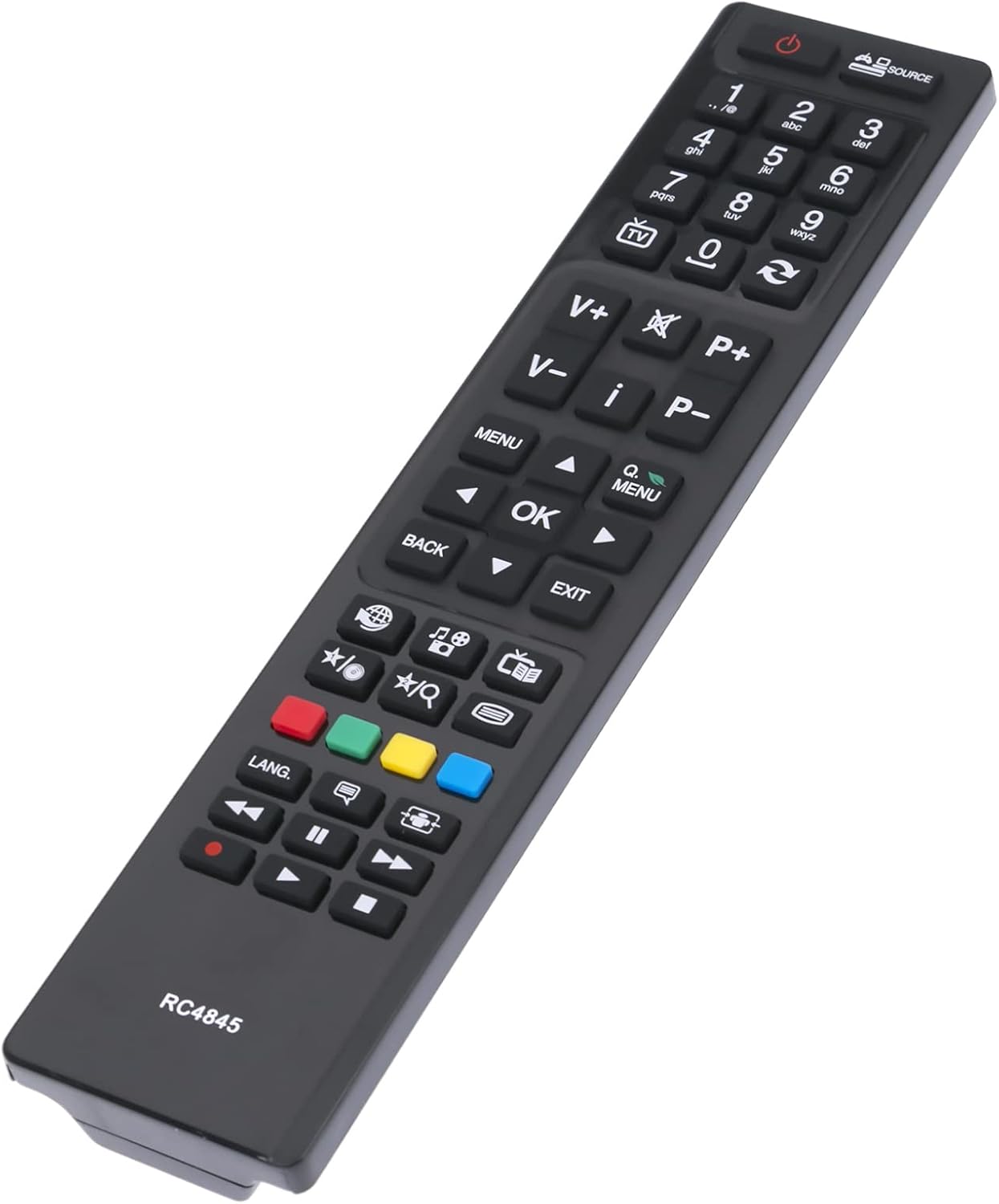 RC4845 Replacement Remote Control fit for FINLUX TV 19H6030-DM 24FLYR132LV 32H7072-DT 32HBD274B-N 32HME242B-T 39F6072-D 39FLHZR168S 39FPD274B-T - Image 3