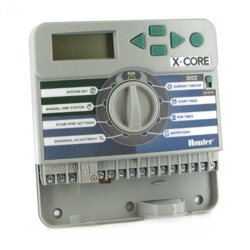 Hunter irrigatore XC800I x-core 8-station indoor solo sprinkler timer per esterni, a casa, giardino, fornitura, manutenzione