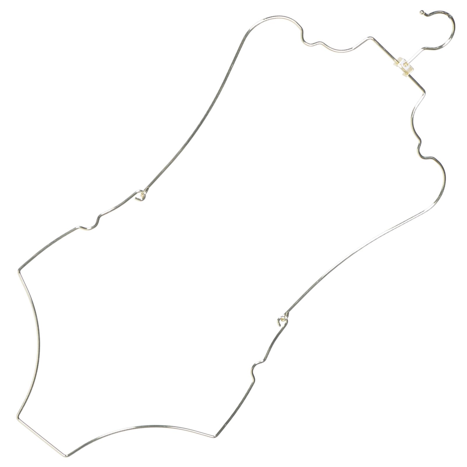 Kichvoe Cintre Métal Doré pour Maillots De Bain Et Bikinis Support De Présentation Pratique pour Lingerie Et Robes Organisateur De Boutique Élégant Et Créatif