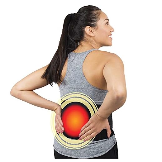 HealthMate IN9141 Active Heat Cordless USB Powered Back Heating Wrap Band 3 Heating Modes for Lower Back, Waist, Lumber, Products by Wagan