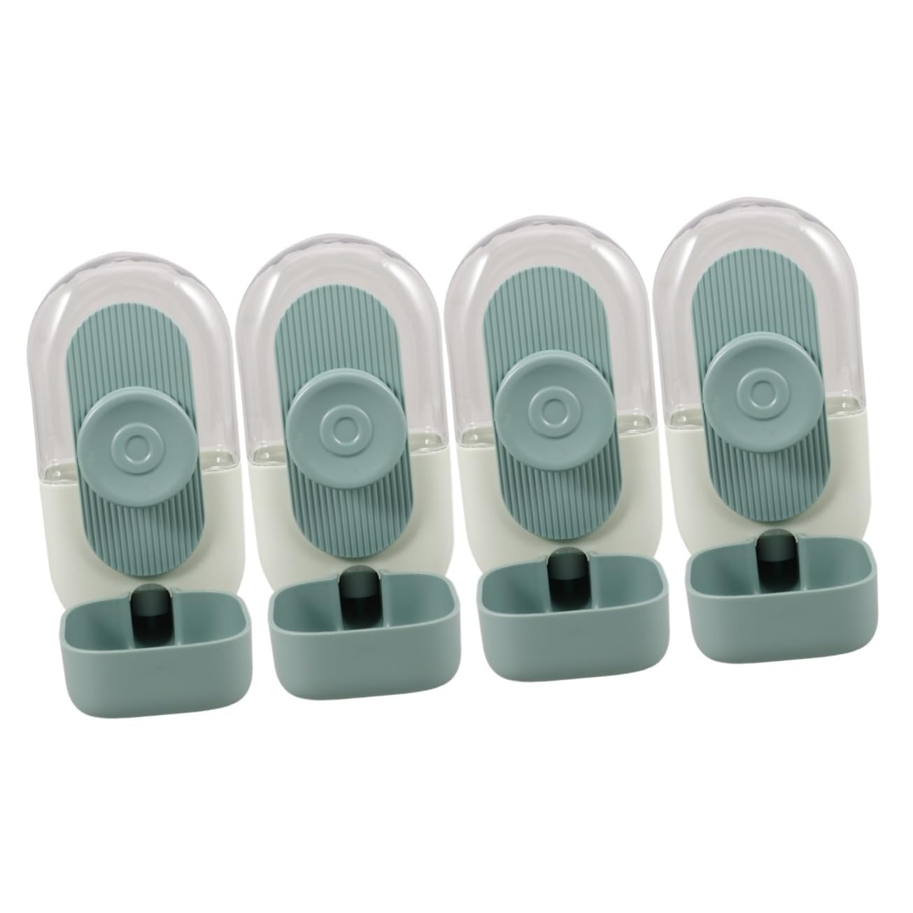 Kisangel 4 Uds Fuente De Agua para Mascotas Botellas De Agua para Perros Comedero para Perros Dispensador De Comedero para Mascotas para Gatos Plato Alimentador para Gatos
