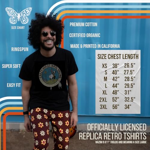 Worn Free Neil Young Vintage T Shirts - Remake 1976 Tour - Organic Cotton4