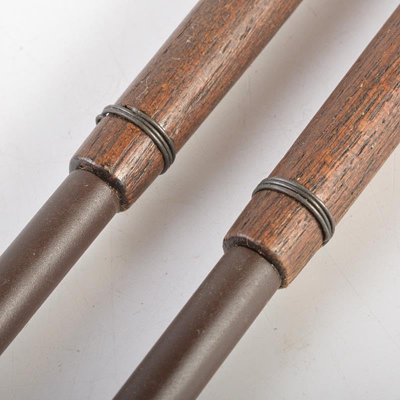 茶道具　中川浄益造　銅製　利休倣　桑柄火箸　共箱　V　6687 茶道具 中川浄益造 銅製 利休倣 桑柄火箸 共箱 V 6687 遠州好