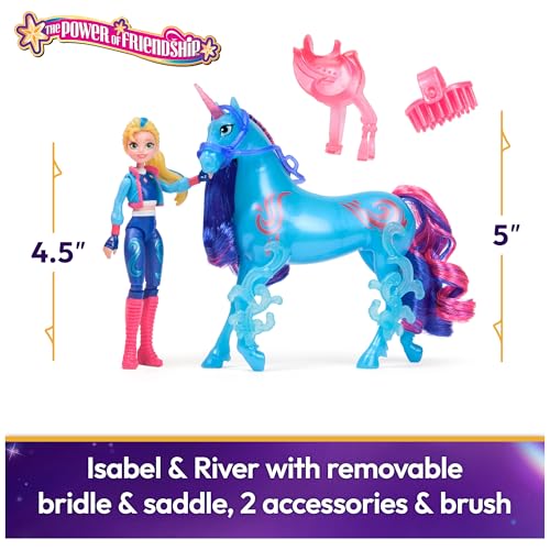 image for Unicorn Academy, Isabel & River Power of Friendship Set with Saddle & 