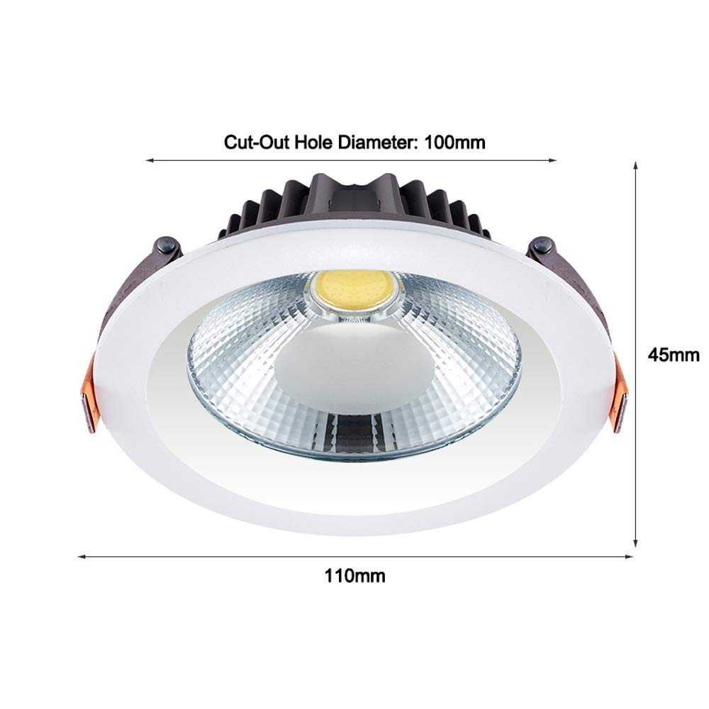Foco empotrable Redondo COB Ultrafino de Alto Brillo, LED de bajo Consumo, para Techo, hogar, Interior, Foco Integrado, Panel de Techo de energía, Accesorios de iluminación.