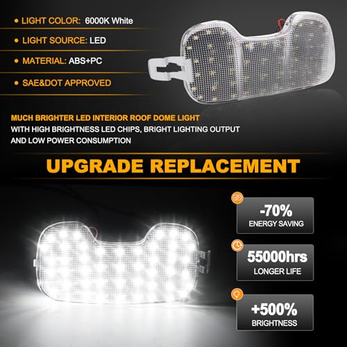 Lámpara LED interior para lectura Dodge Dakota Durango miniatura 2