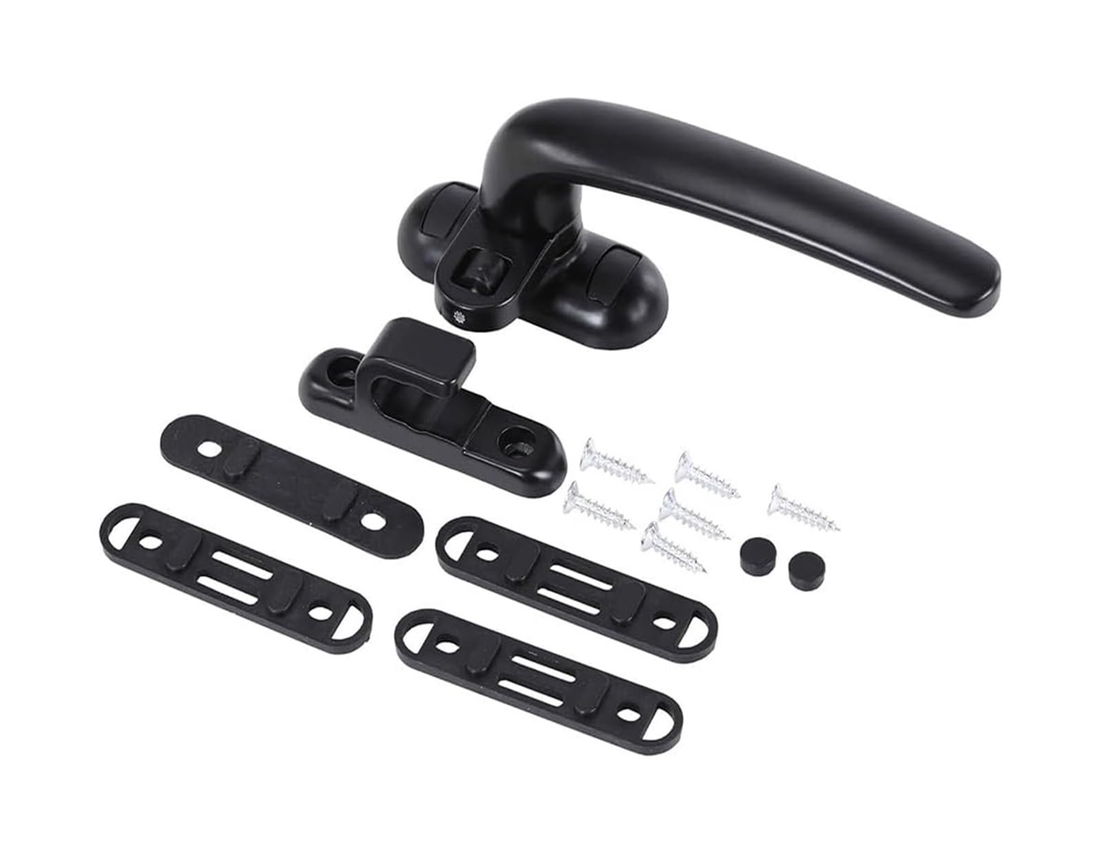 Universal Aluminum Alloy Casement Window Handle with Lock