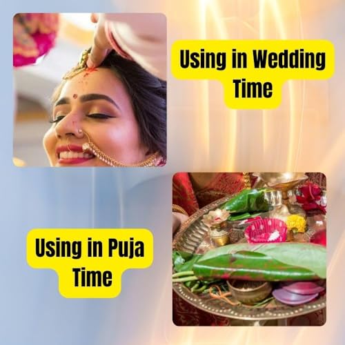Image of Rintex Red Dry Sindur Powder 5g - Kolkata Kumkum for Puja (4 Pcs)