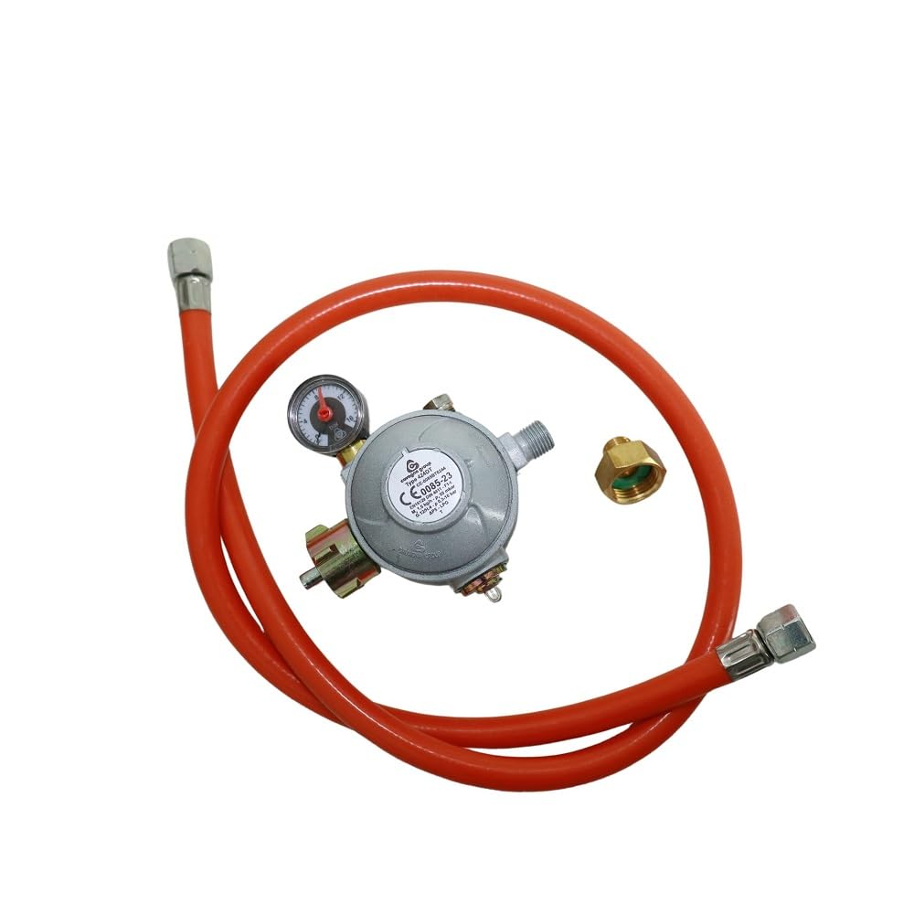 Gasline GAG90GPXFL-B Schwarz Gas Standherd 90cm 71L 4,8kW Umluft Hähnchenspieß Wok Propan 50Mbar
