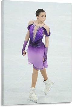 Amazon フィギュアスケート カミラ ワリエワ ポスター枚 壁紙 17 アートパネル キャンバス 壁アート モダン部屋飾り 版画 壁の絵 インテリア ホームアートワーク08x12inch x30cm ウォールステッカー オンライン通販