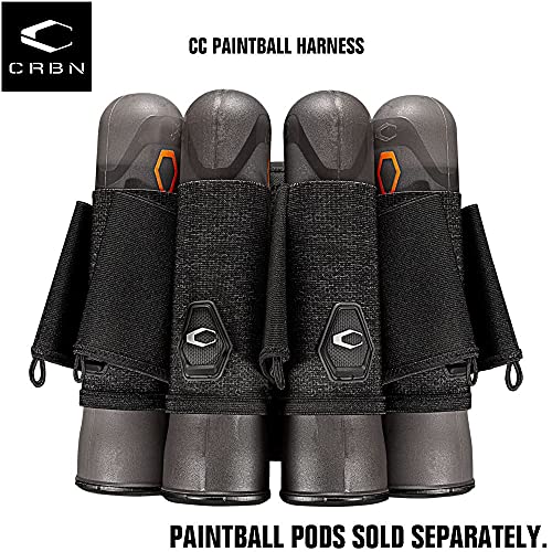 Carbon Paintball Cc Pod Harness Pack - 4+7 - Gray - S/M #TOP3