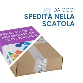 IMBALLAGGI 2000 - Risma Carta A4, 1 Pack da 500 Fogli per Tutte le Stampanti, 80 gr/mq - Ideale per Rifornimento Cancelleria Ufficio - Bianca