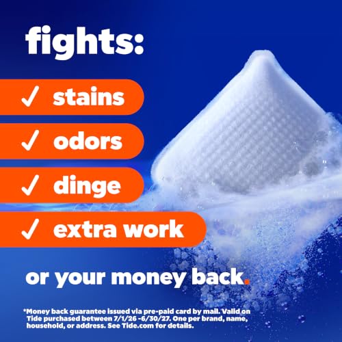 Tide evo Laundry Detergent Spring Blast Scent Works on 100% of Common Stains Concentrated Travel Detergent HE Compatible and Instant Dissolve Fights Stains Better than Leading Detergent Sheet 16 Count - image 5