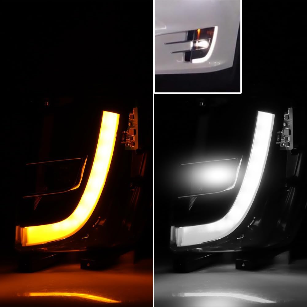 Compatible with Tesla Model X (2015-2021), Fog Lamp - USA Type Left Driver Side 1034326-00-C 103432600C