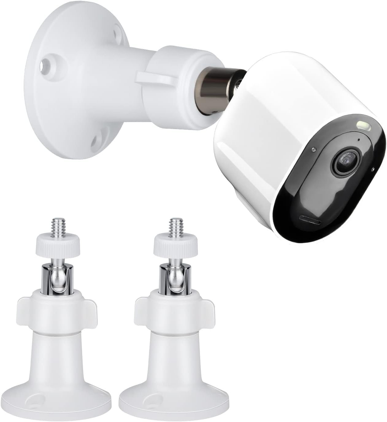 Security Wall Mount for Arlo Pro, Arlo Pro 2, Arlo Ultra, Arlo Pro 3, Arlo Go, Arlo Essential Spotlight Camera, Adjustable Indoor/Outdoor Mounting Bracket for Your Surveillance Camera (2 Pack)