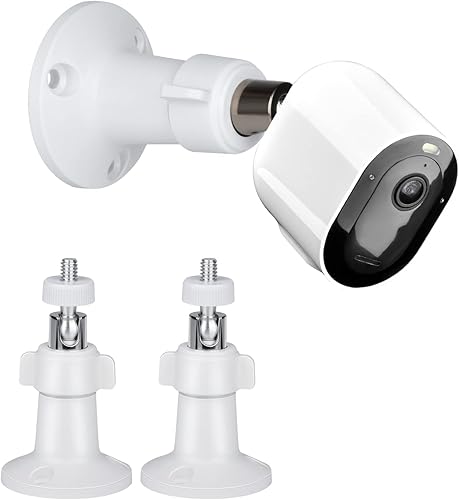 Soporte de pared de seguridad para Arlo Pro, Arlo Pro 2, Arlo Ultra, Arlo Pro 3, Arlo Go, Arlo Essential Spotlight, soporte de montaje ajustable