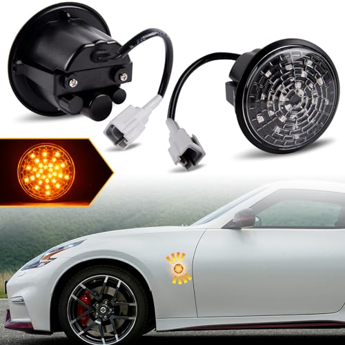 Amazon.co.jp: NEIFILES フェアレディ Z 370Z Z34 サイドマーカー 日産
