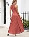 STYLEWORD Women's 2025 Fashion Summer Spring Beach Vacation Red Polka Dot Casual Garden Party Maxi Long Dress Trendy(Floral 33,S)