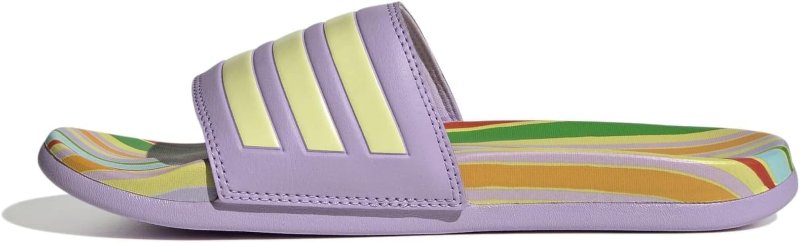 adidas adilette slides purple