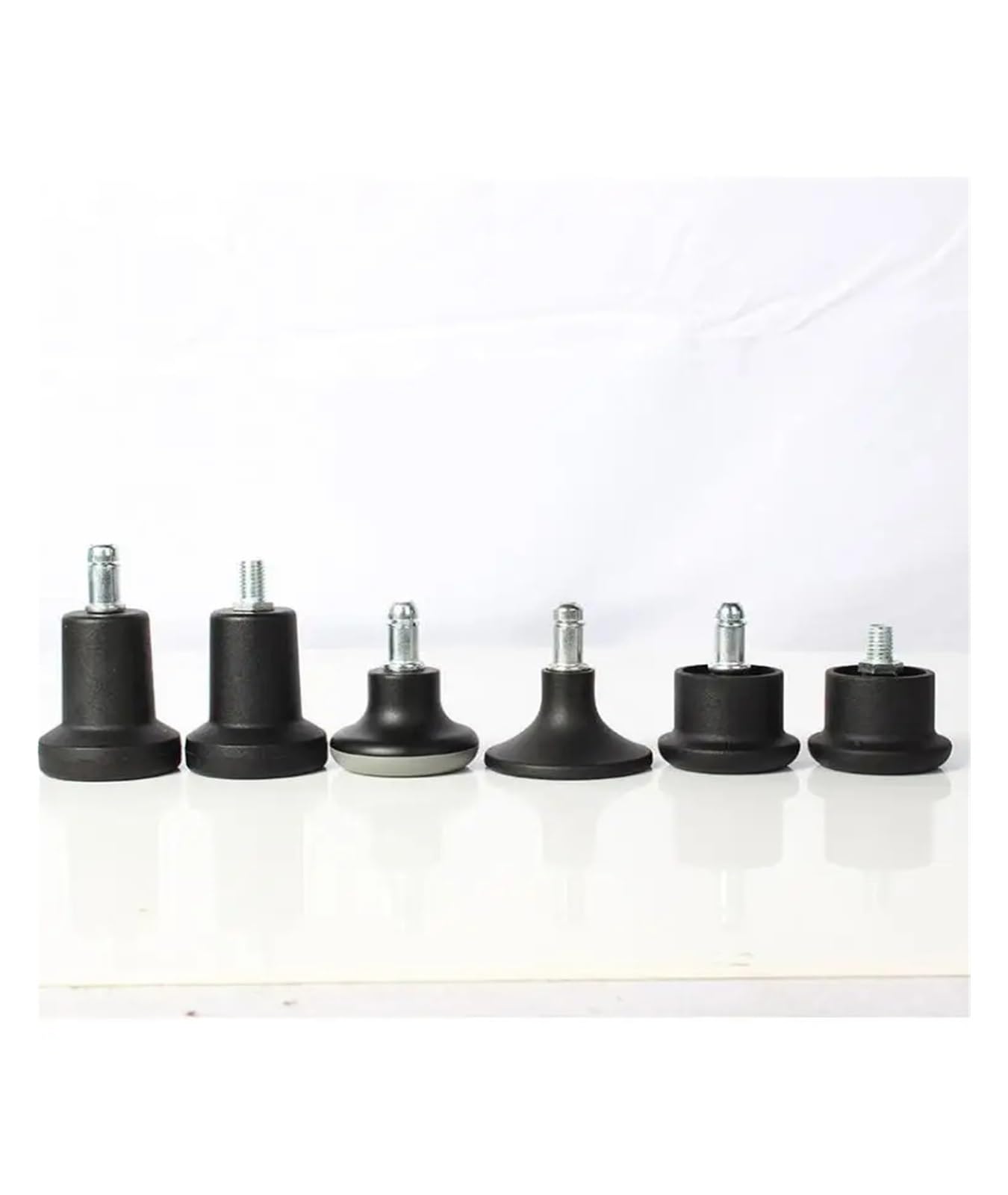 5 pezzi/lotto anello di fissaggio elastico/vite ruota fissa non rotante poggiapiedi sedia da ufficio computer piatto spesso durevole(Screw)