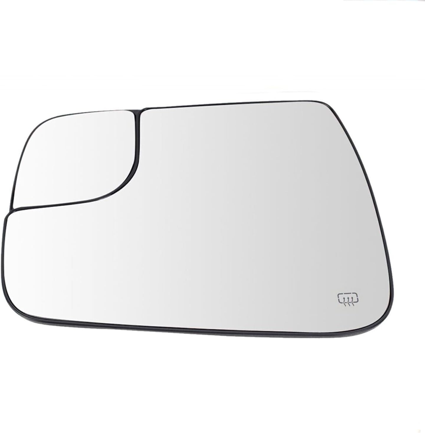 Ram 1500 Left Driver Side Heated Convex Mirror Glass Replacement for RAM 1500 2019-2024 Exterior Side View Convex Mirror Glass Without BSD Without Auto Dimming 68402037AA, 68402093AA