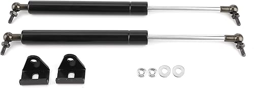 Acouto Aleación de aluminio 2 unids motor capó puntales soporte hidráulico resortes de gas delantero capó accesorios de asistencia para Navarra