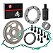 Flywheel Puller & Starter Clutch kit Idler Gear 72T One Way Bearing W/Gasket For Polaris Predator Outlaw 500 2003-2007 3088048 3088049 3089451