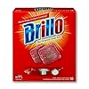 Brillo Steel Wool Soap Pads, Long Lasting, Original Scent Cleaning, 18 Count (Original, 18 Count (Pack of 1))