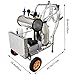 TECHTONGDA Electric Cow Milking Machine Bucket Milker 25L, Milker Machine 10-12 Cows per Hour, 110V 1440 RPM Milking Equipment with 304 Stainless Steel Milk Bucket for Cows and Goat