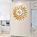 Wall Clocks Iron Golden Light Luxury Fashion Watches Mute Modern Decorative Quartz Watches Modern Minimalist Art