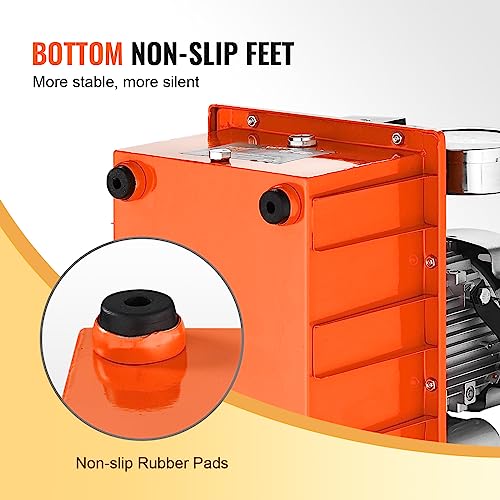 Image of VEVOR Electric Hydraulic Pump, 10000 PSI 750W 110V, 488 in /8L Capacity, Single Acting Manual Valve, Electric Driven Hydraulic Pump Power Pack Unit with Lever Switch for Punching /Bending /Jack Machines