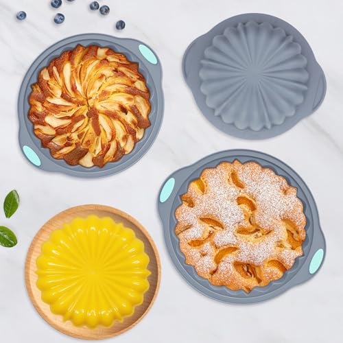 50% Off Jasybo 3-Piece Silicone Round Cake Pan Set
