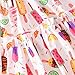 Girls Ice Cream Dress Sleeveless Toddler Summer Outfit Beach Tiered Smocked Sundress Kids Ruffle Dresses 3-4 Years