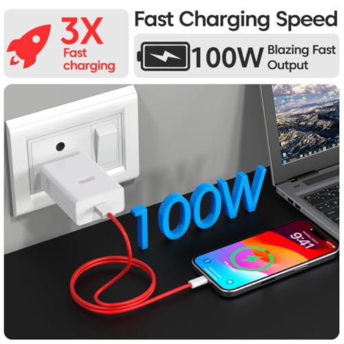 Image of One Plus 100W Original Power Adapter with Type-C Cable Ultra-Fast Charger Compatible with One-Plus 12 /12R /11 /11R /10 /10R, Nord CE 3 Lite 5G, Nord 2T 5G, Nord CE 2 Lite 5G, Nord 5G Combo