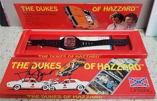 Dukes Of Hazard Toy Watch autographed by Tom Wopat - Sports Memorabilia
