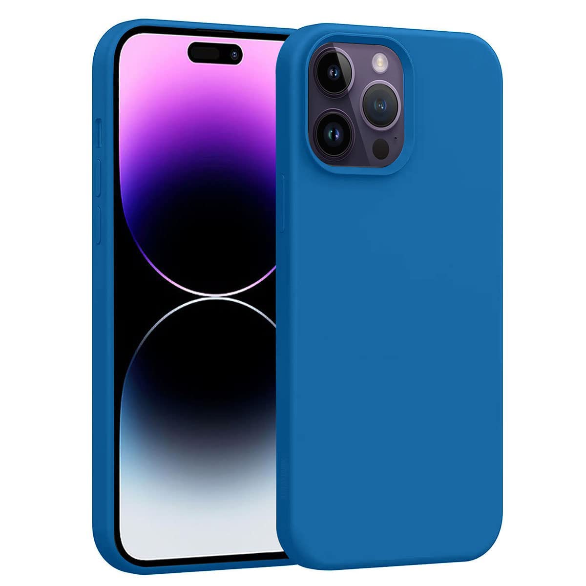 LIRAMARK Liquid Silicone Soft Back Cover Case for Apple iPhone 14