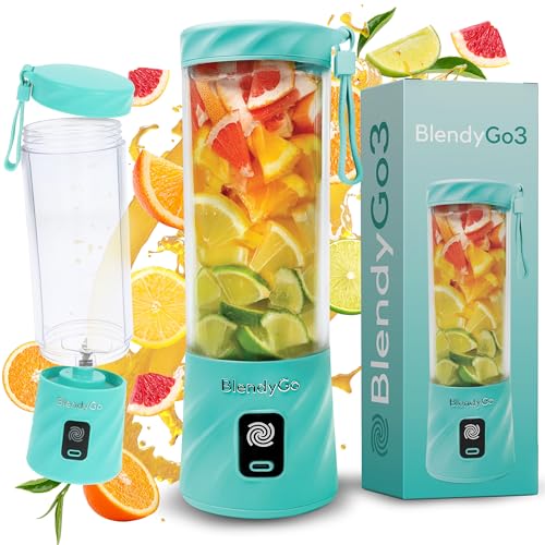 BlendyGo 3 Tragbarer Mixer, Blender, Mini Standmixer, 550 ml, Smoothie...