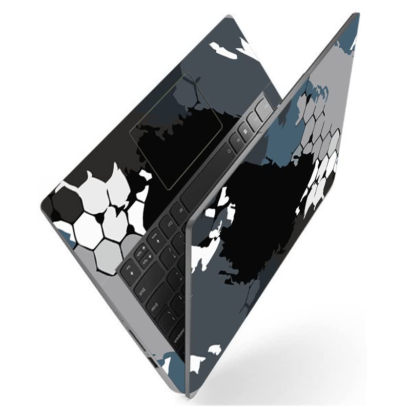 Dzazner HD Printed Full Body Laptop Skin Sticker Vinyl For Size Upto 15.6 inches No Residue, Bubble Free - Black Grey Honeycomb Art (B09TFL4QK3) Amazon Price History, Amazon Price Tracker