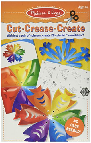 Melissa & Doug Cut-Crease-Create Snowflakes Play Set