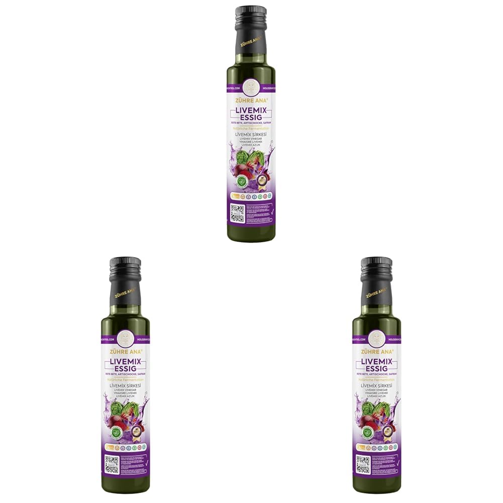 Zühre Ana Livemix Sirkesi 500 ml (3 paketi)