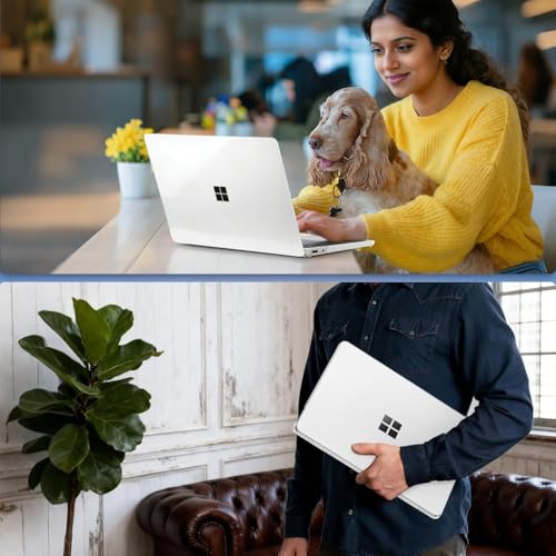 Image of Verilux Laptop Case Compatible for Microsoft Surface Laptop 13 (Model 2095), Clear PC Protective Hard Shell Cover, Lightweight Durable Scratch-Resistant Easy Install Two-Piece Snap-On Laptop Case