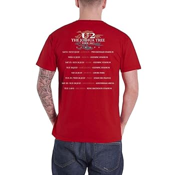 Amazon.com: U2 T Shirt Joshua Tree Logo 2017 European Tour
