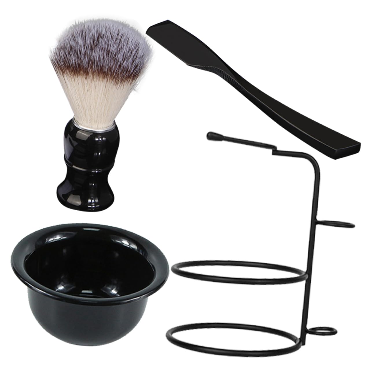 Gogogmee Razor Kit for Men 1 Set Shaving Brush Bowl and Holder Easy to Use and Clean for Daily Grooming