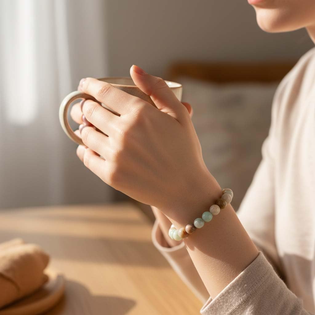 Natural Stone Bracelets for Women Healing Crystals Handmade Stretchy Natural Gemstone Beads Bracelet Jewelry Gift - Image 4